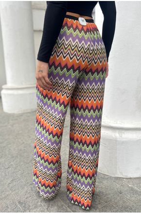 Calca Wide Leg Cintura Alta Lanca Perfume 2